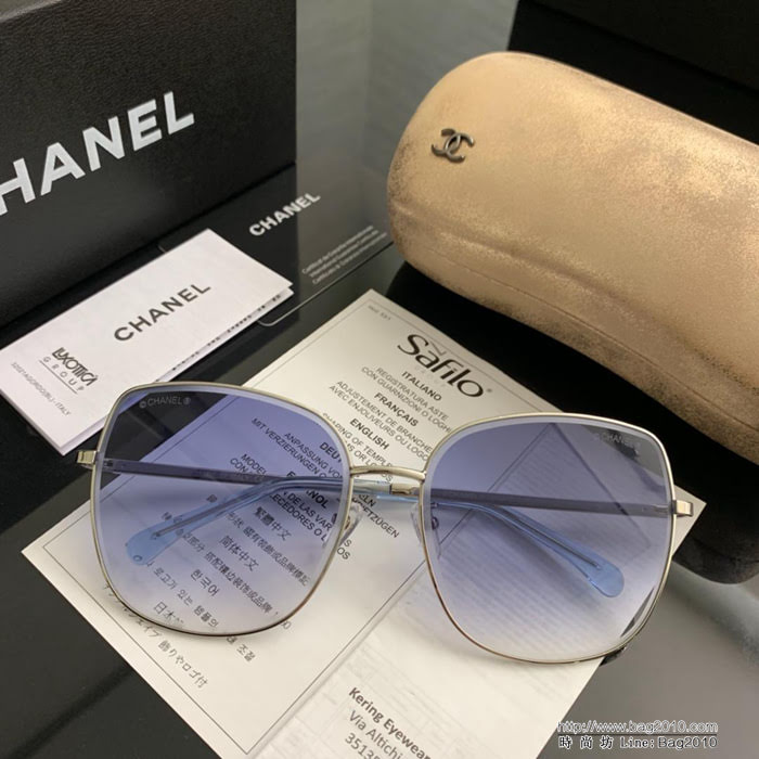CHANEL香奈兒 19年開春新款 潮流爆款 時尚圓框太陽鏡 高品質 網紅潮款墨鏡  lly1593